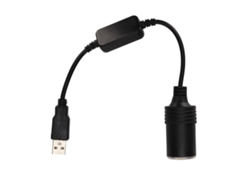 Conversor Usb 5v Para 12v Tomada De Isqueiro Feminino Carro Adaptador Gravador De Viagem Acessórios Automotivos