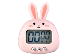 Temporizador de cuenta regresiva con diseño de animales de dibujos animados, temporizador de cocina digital con imán, reloj visual con pantalla LCD grande para cocinar y horno.