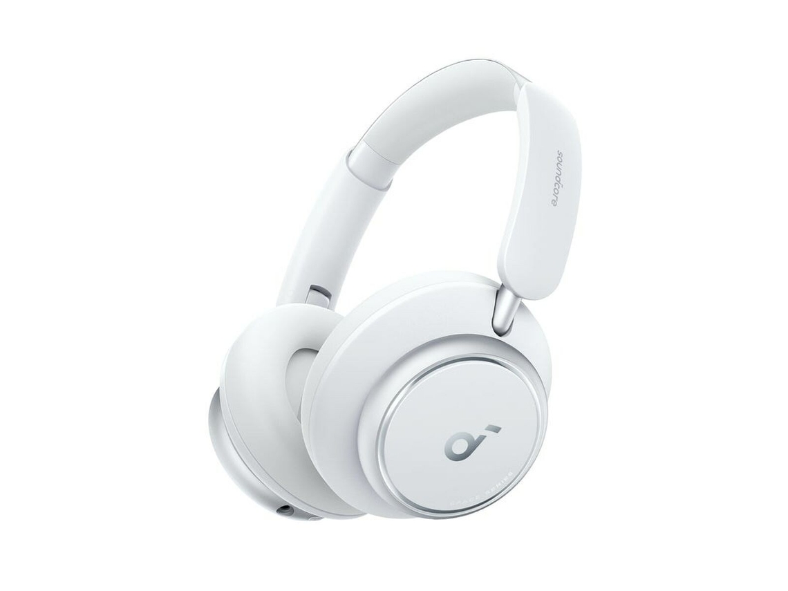 Auriculares con Micrófono SOUNDCORE Space Q45 (Blanco - USB - USB-C - Jack 3.5 mm - Bluetooth - Bluetooth 5.3)