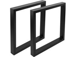 Conjunto de 2 Piernas de Mesa PRIMEMATIK.COM IP01300 (68x8x71cm)