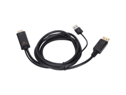 Cabo Conversor Hd Para Displayport 4k Macho Para Fêmea Adaptador Extensão Para Ps4 Pc 1.8m