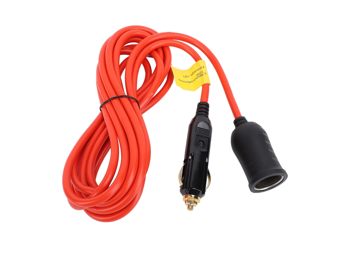 Cable De Extensión Para Encendedor De Cigarrillos De 12v/24v, 3,6m, 18awg, 15a Para Coche, Bomba De Aire, Refrigerador