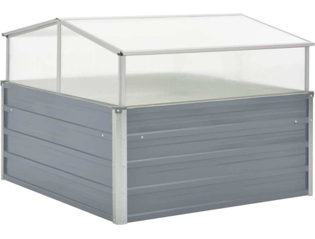 Invernadero VIDAXL 100x100x85 cm Acero Galvanizado Gris