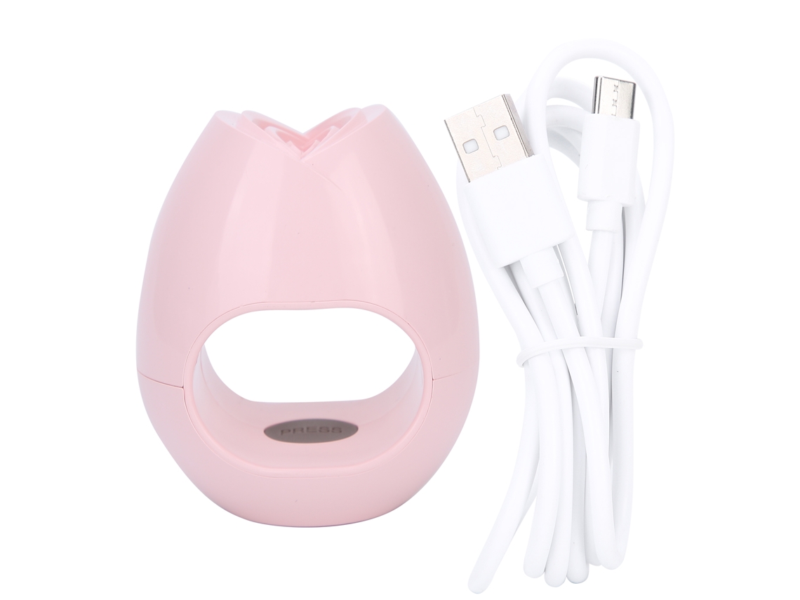 Omni-lámpara Secadora De Uñas Usb Portátil De Un Dedo Para Gel Uv Esmalte Herramientas De Manicura Rosa
