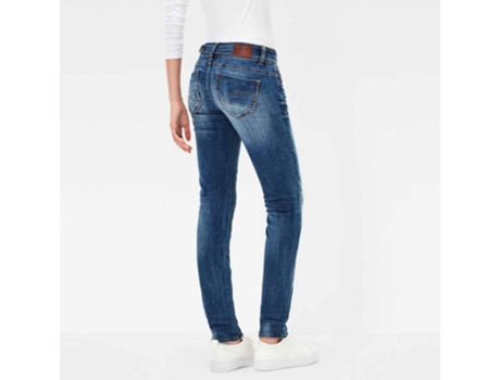 G-Star Midge Saddle Mid Waist Straight Jeans