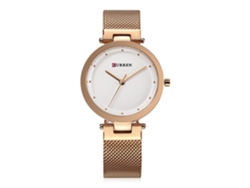 Reloj Analógico De Cuarzo Para Mujer Con Diseño De Corazón Y Correa De Pu Azul.