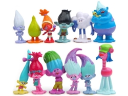 Set de Figuras Trolls: Poppy (12 unidades - 3 - 6 cm)