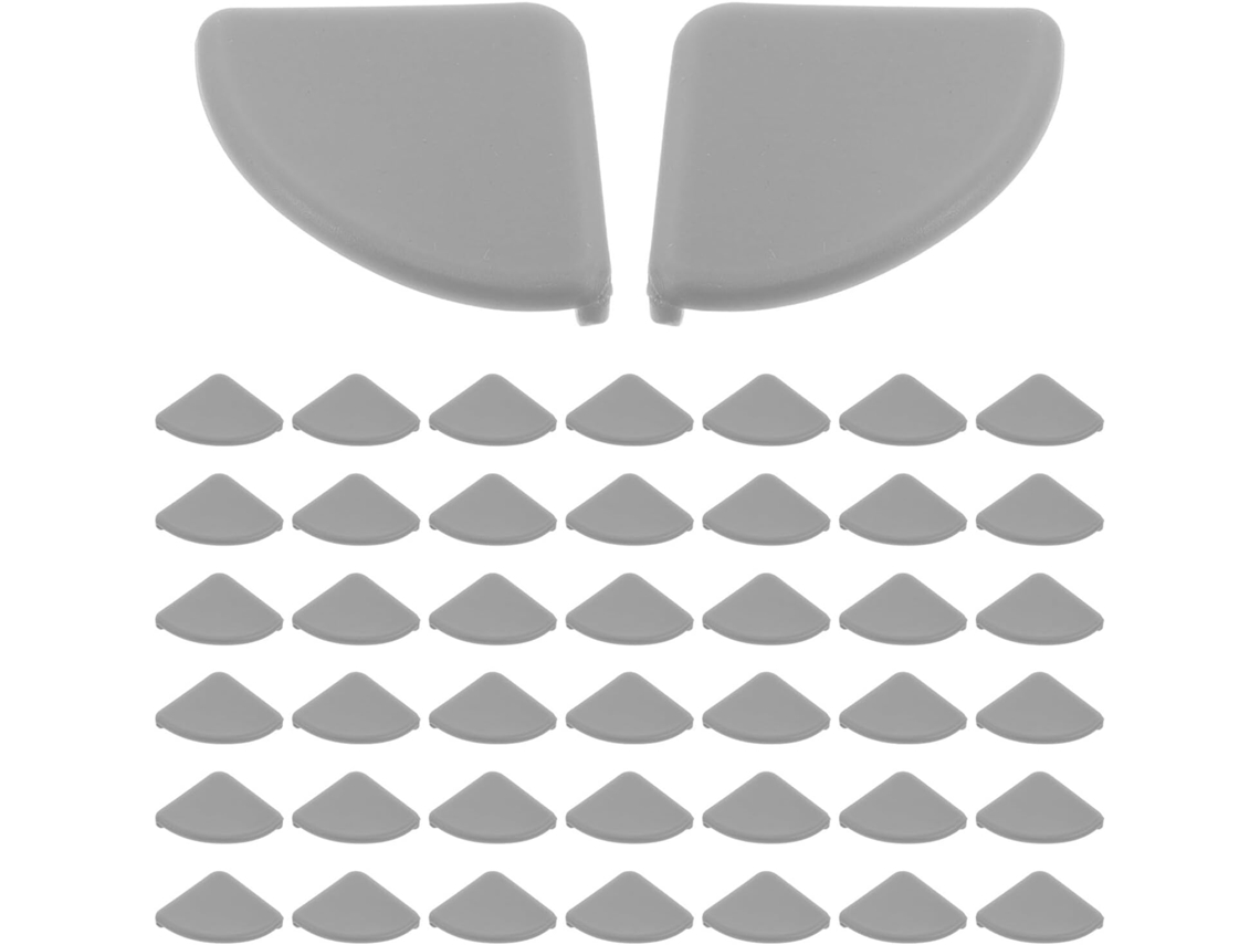 Protectores Protectores 50 Esquinas Silicona Gris Piezas