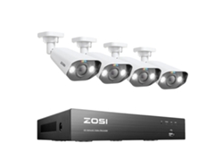 Sistema de CCTV, resolución de 8 MP, kit NVR PoE, ninguno, NVR de 8 canales x 4 cámaras OEM