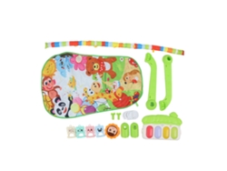Yncm-tapete De Actividad Musical Para Bebés Con Piano, Colchón De Juego Multifuncional Para Lactantes, Gimnasio De Fitness Infantil Verde