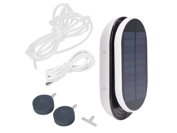 Bomba De Aire Solar Ap007, Aireador Portátil De 3 Niveles Para Acuarios Y Peceras.