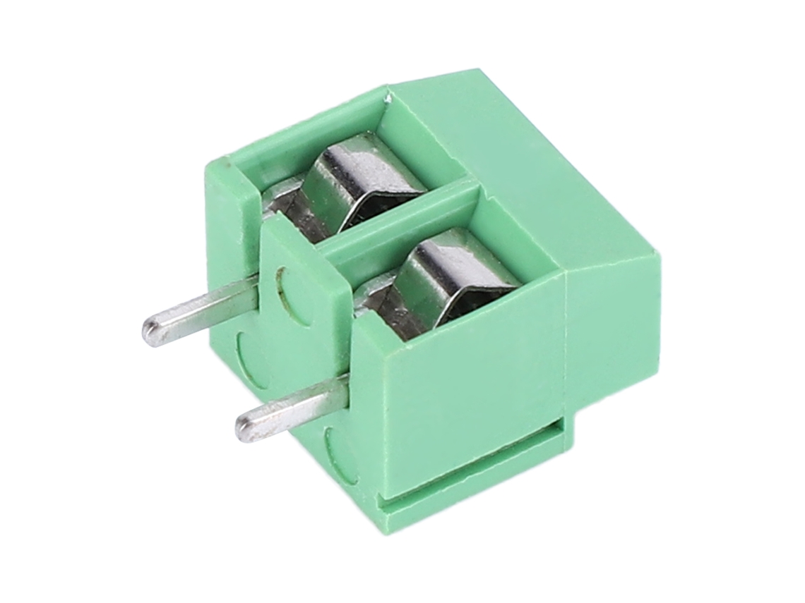 2026-as-50 Piezas Bloque de terminales de tornillo para PCB Conector de cableado de 2 pines con paso de 5 mm 26-14awg