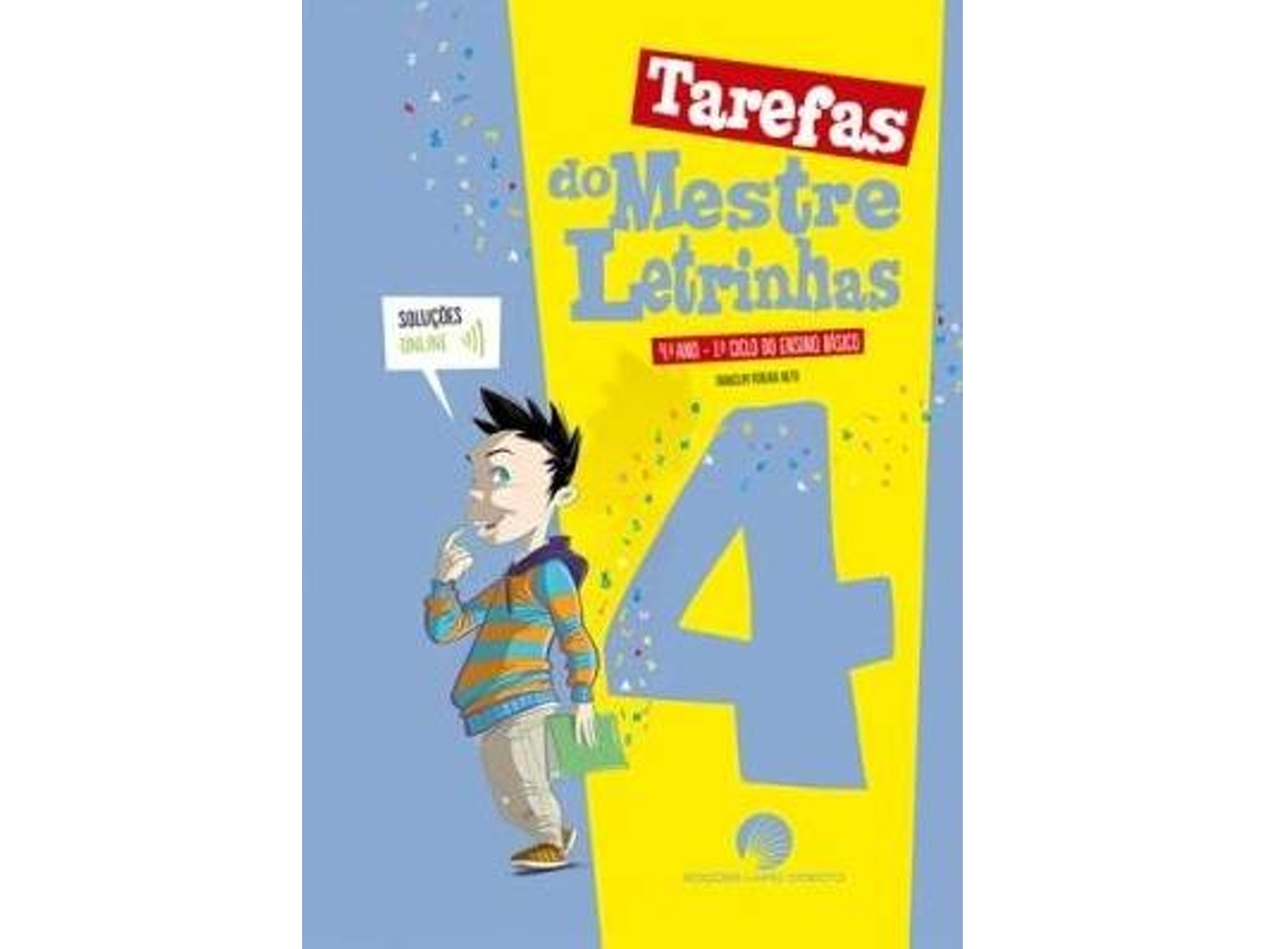 Libro Tarefas do Mestre Letrinhas - Português 4.º (Portugués)