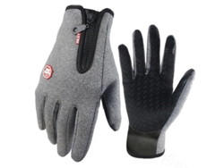 Guantes De Ciclismo De Invierno Con Pantalla Táctil Para Hombre Y Mujer, Cálidos Y Resistentes Al Viento, Color Gris/s Digitallab