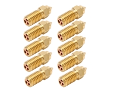 10 Piezas Boquilla Extruder De Latón Resistente Al Calor Para Impresora 3d Elegoo Neptune 4 Y 4 Pro