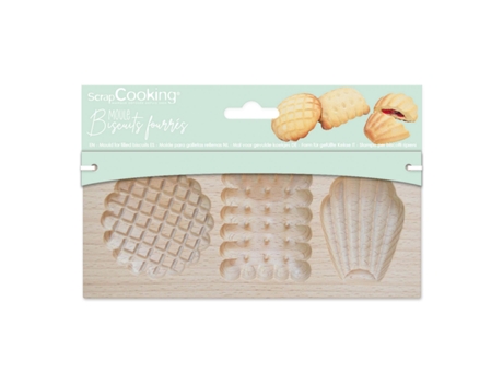 Kit de 3 cortadores de galletas rellenas