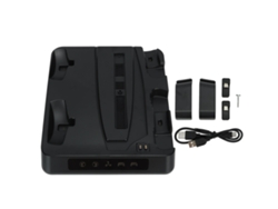 Ats-base De Carga Con Ventilador De Disipación De Calor 4 Puertos Indicadores Led Para Consola Ps5