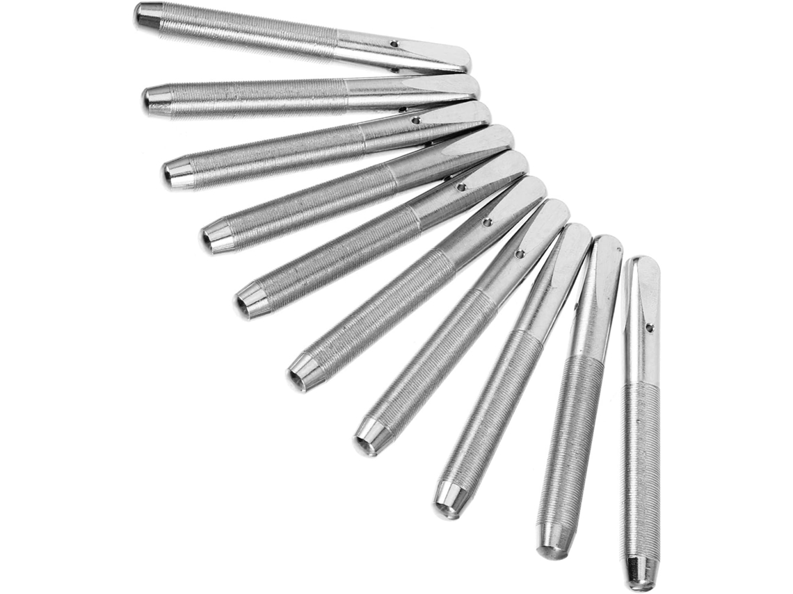 Juego De 10 Herramientas Para Afinar Teclas De Piano, De Aleación De Zinc Plateado, Resistentes Al Desgaste Para Realizar Ajustes.