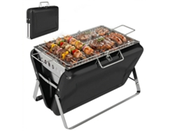 Ahumador Carbón Portátil Plegable Acero Inoxidable Camping