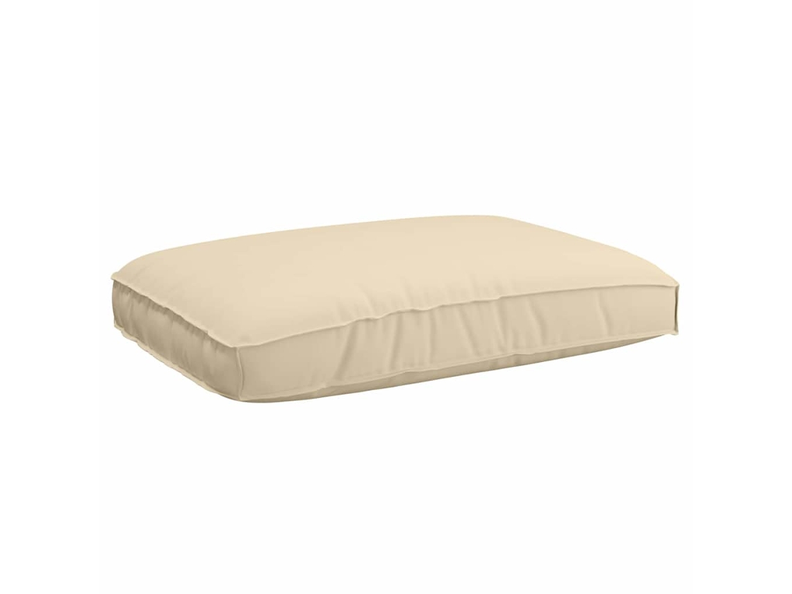Cojín beige de 120 x 80 x 12 cm, tela Oxford HARLANV1
