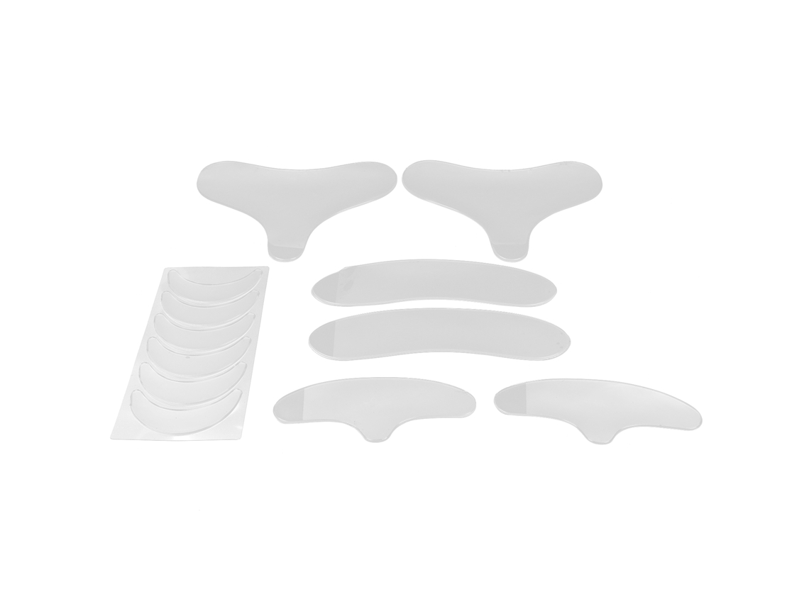 Parches De Silicone Transparente Anti-rugas Para Pescoço, Peito E Fronte - Reutilizáveis E Seguros Para A Pele
