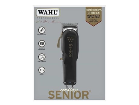 Cortapelos Senior inalámbrico Wahl negro