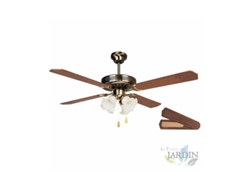 Ventilador de Techo ORBEGOZO 4 Palas Reversibles Diámetro 132 cm 60 W3 Velocidades Madera