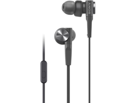 Auriculares con Cable SONY Mdr-Xb55Ap (In Ear - Micrófono - Negro)