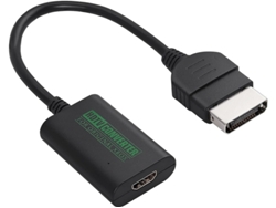 Adaptador convertidor original de Xbox a HDMI 1080i/720p/480p con carcasa de aluminio y cable HDMI incluido Compatible con HDTV, monitor, proyector Bestvite