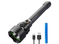 2026-linterna Led Recargable Usb Super Brillante Potente Con Zoom 5 Modos Impermeable Ip65