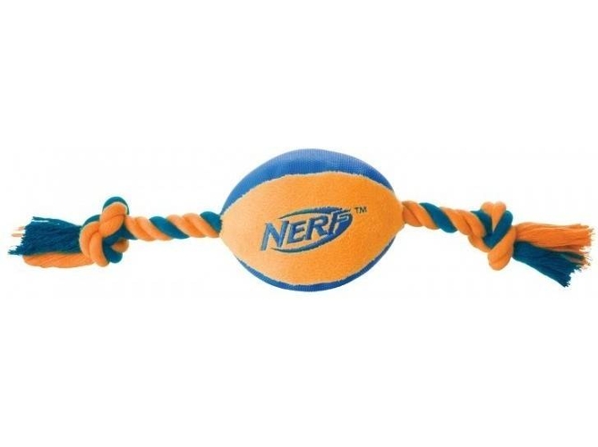 Pelota para Perros NERF Tuff Azul y Naranja (M)