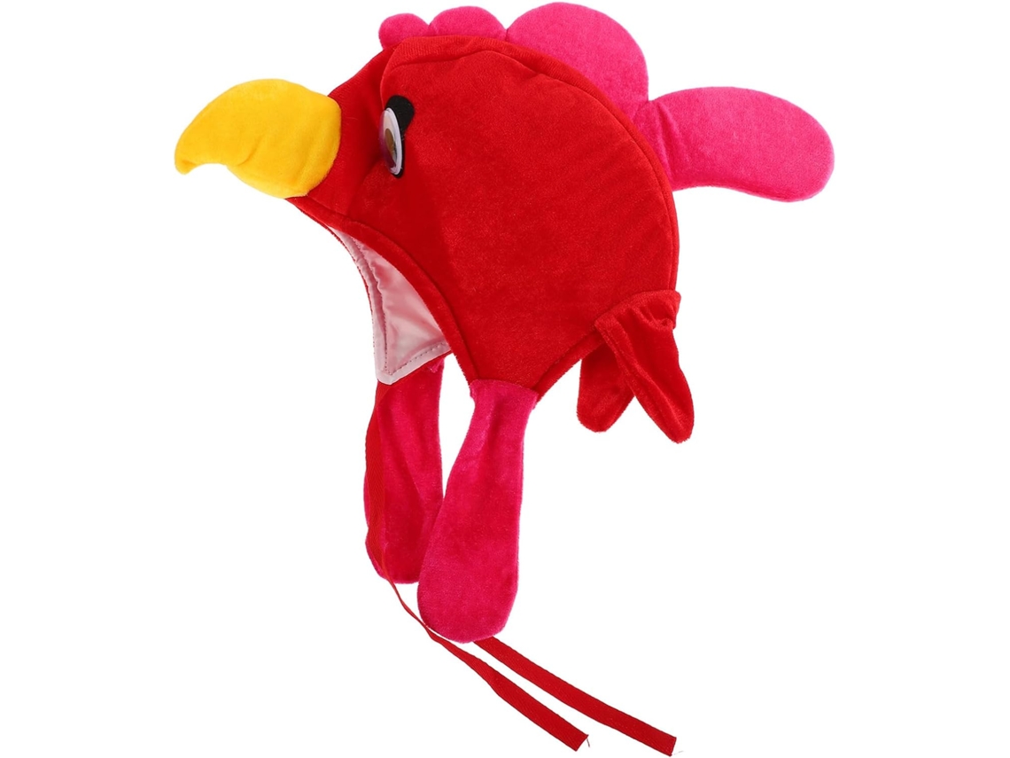 Lindo Gorro De Peluche De Pollo Para Cosplay, Divertido Accesorio Para Fotos, Disfraz