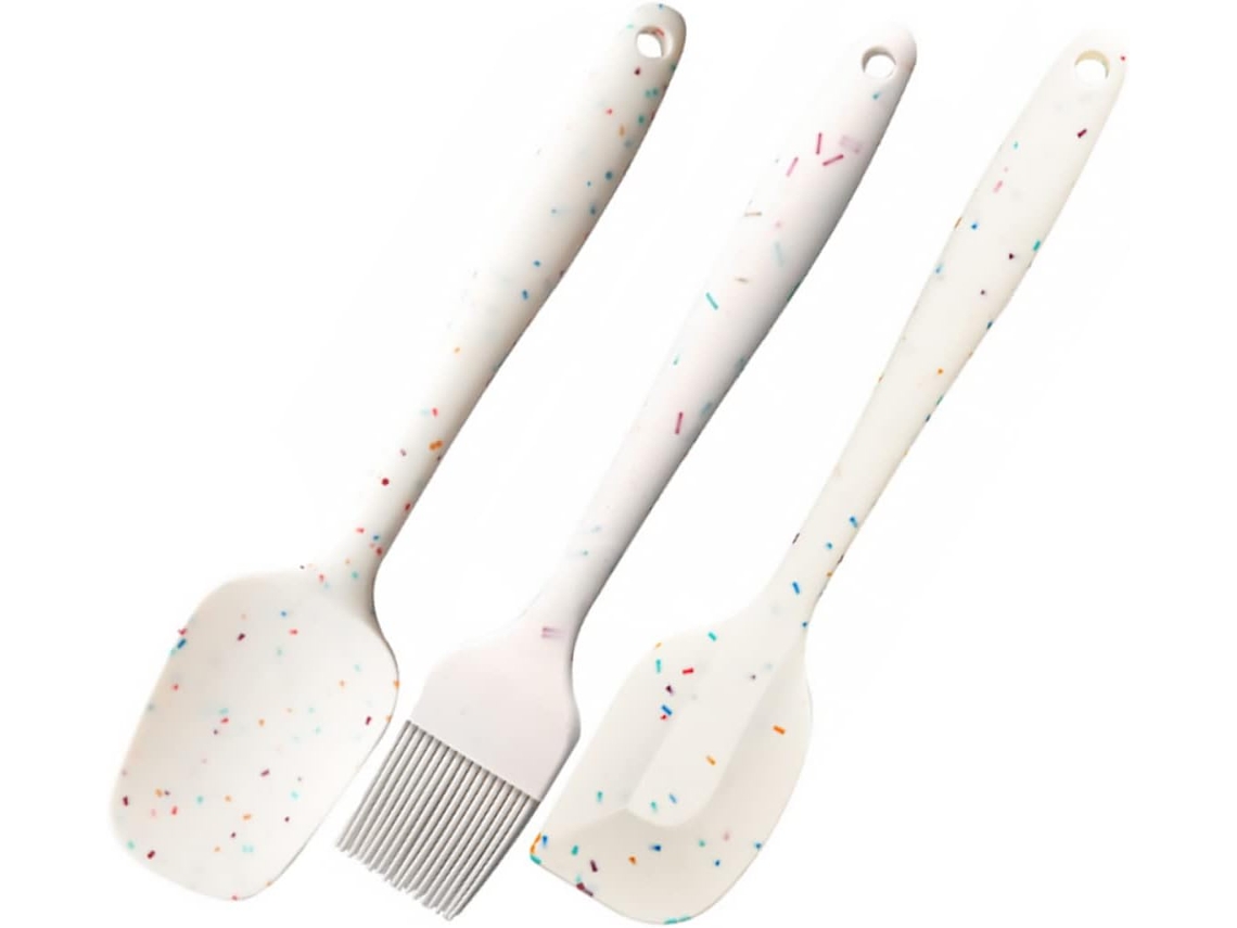 Juego De Espátulas De Cocina. Ya Sea Que Esté Preparando Un Pastel O Un Cupcake, Este Juego Es Útil Y Puede...