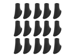 15 Protectores De Punta Para Bastones De Trekking, Funda Antideslizante, Accesorio Universal De Pvc.