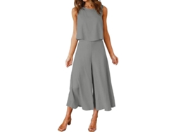 Conjunto de verano para mujer Roylamp 2026: camiseta de cuello redondo y pantalones cortos Amples.
