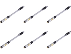 Antena Telescópica 6x Rh770 De Doble Banda 144-430mhz De Alta Ganancia Con Conector Sma Hembra Para Uv - 5r-82-888s