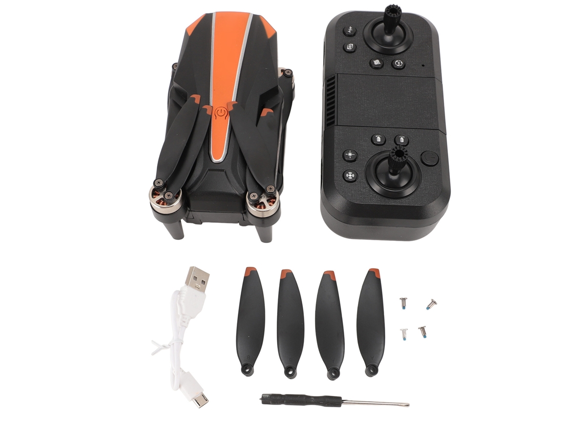 Dron Cuadricóptero Con 3 Cámaras, Control Por Gestos, Motor Sin Escobillas De 2,4 Ghz Y Batería Integrada.