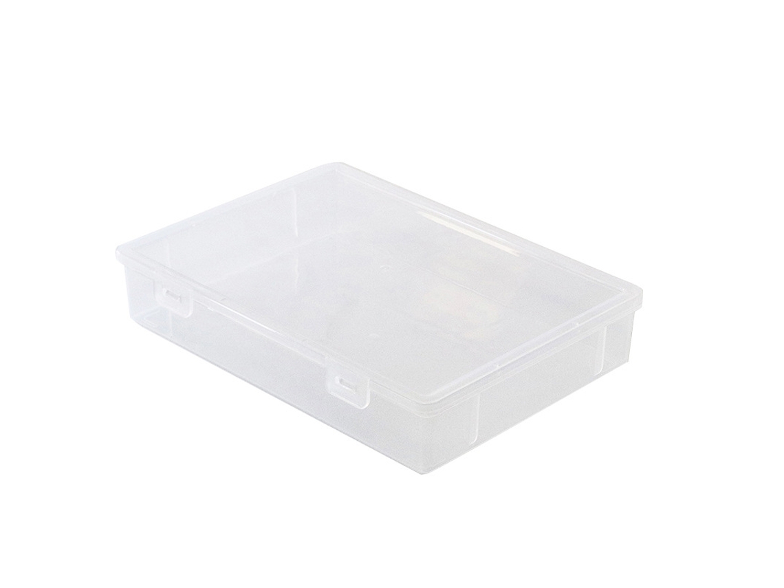 Archivador de escritorio con tapa, a prueba de polvo y humedad, caja transparente para documentos Tommy01