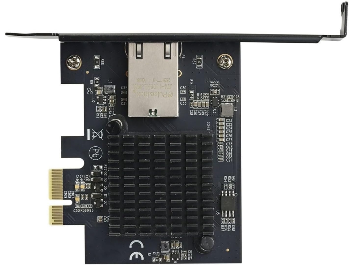Tarjeta De Red Rj45 De Un Solo Puerto, Adaptador Pcie, Gigabit Ethernet 1g, 2.5, 0g, 10 Gbps
