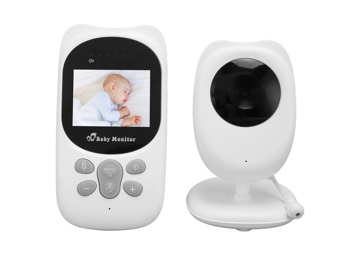 Monitor De Vídeo Para Bebés Con Visión Nocturna A Color, Comunicación Bidireccional Y Alcance De 150 M.