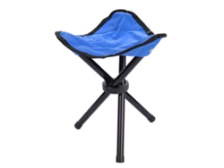 Danu26-silla Tripode Plegable Portátil Para Camping Senderismo Pesca Picnic Barbacoa Viajes Azul S