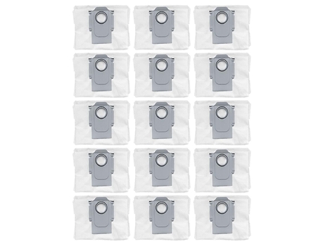 15 pçs saco de pó para xiaomi roborock q7 max / q7 max+ / t8 g10 caixote do lixo