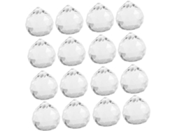 12 Colgantes De Cristal Transparente Para Lámparas De Araña, Adornos Colgantes Para Bodas Y Decoración De Paredes.