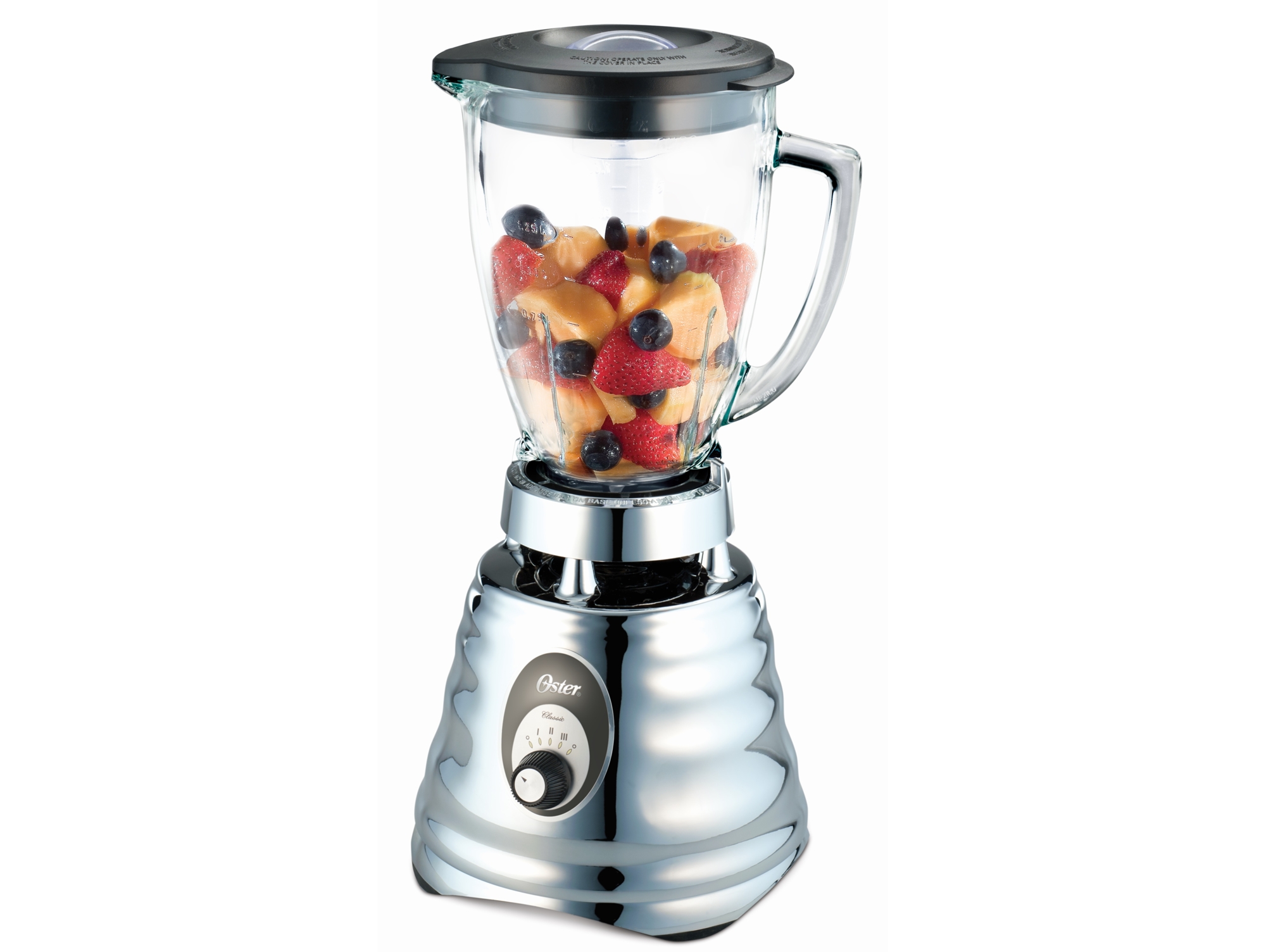 Batidora de Vaso OSTER Clasica 4655 (600 W - 1.25 L - Plateado)