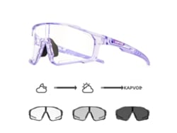 (negro 4) Gafas De Ciclismo Fotocromáticas Unisex, Gafas De Sol Con Protección Uv400