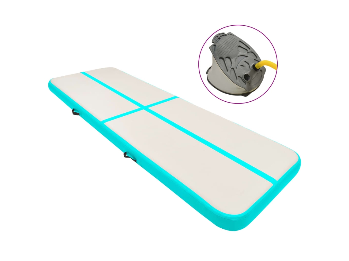Esterilla de gimnasia VIDAXL Verde PVC ( 300x100x15cm )