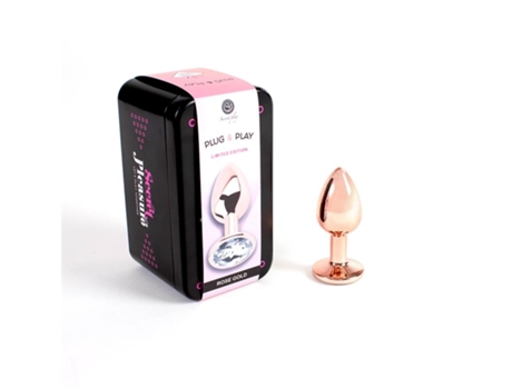 Plug Anal de Metal Rose Gold Talla S SECRET PLAY