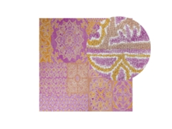 Alfombra BELIANI Avanos de Lana Multicolor 200x200