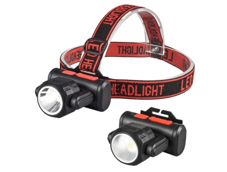 Linterna Frontal Doble Interruptor Sensor de Movimiento Humano Linterna Frontal 6 Modos Linterna Frontal Led Roja y Blanca Recargable por Usb Negro...