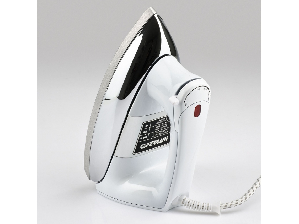 G3 FERRARI Seicento Plancha seco Suela de aluminio Acero inoxidable, Blanco 900 W